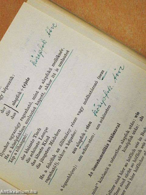 Német nyelvkönyv 1.