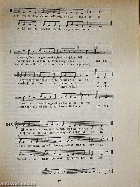 A magyar dal könyve