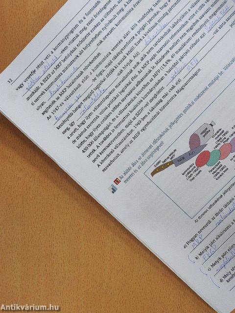 Történelem feladatgyűjtemény 12.