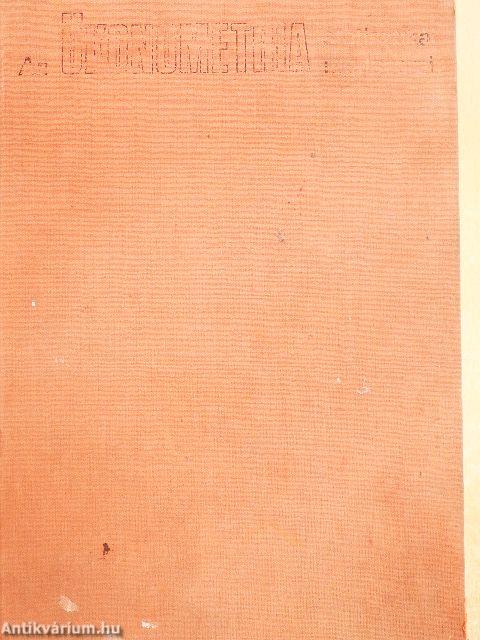 Az ökonometria statisztikai módszerei