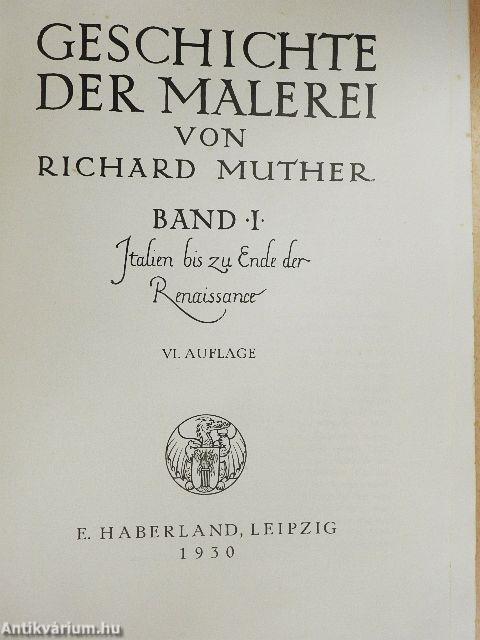 Geschichte der Malerei I.