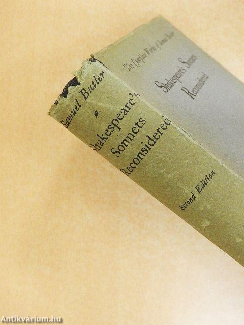 Shakespeare's Sonnets Reconsidered