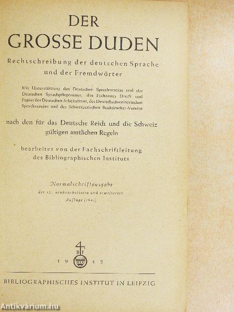 Der Große Duden