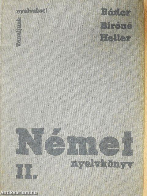 Német nyelvkönyv II.
