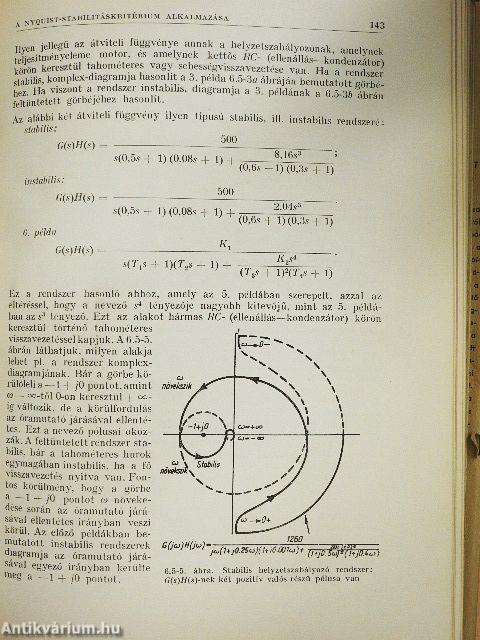 Szervomechanizmusok és szabályozó rendszerek tervezése