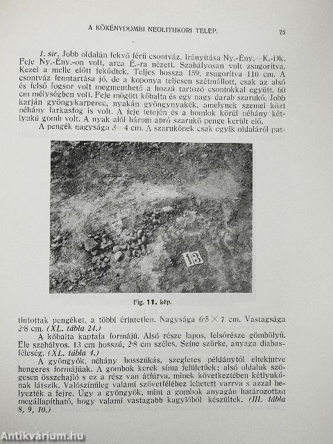 Dolgozatok a M. Kir. Ferencz József Tudományegyetem Archaeologiai Intézetéből 1930. VI/1-2.