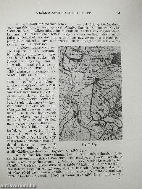Dolgozatok a M. Kir. Ferencz József Tudományegyetem Archaeologiai Intézetéből 1930. VI/1-2.