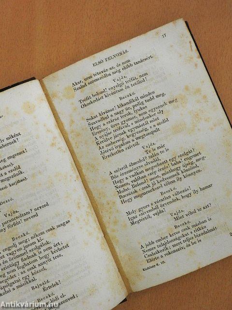 Kisfaludy Károly minden munkái III. (töredék)