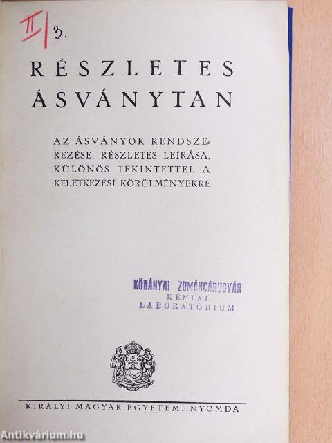 Ásványtan II.