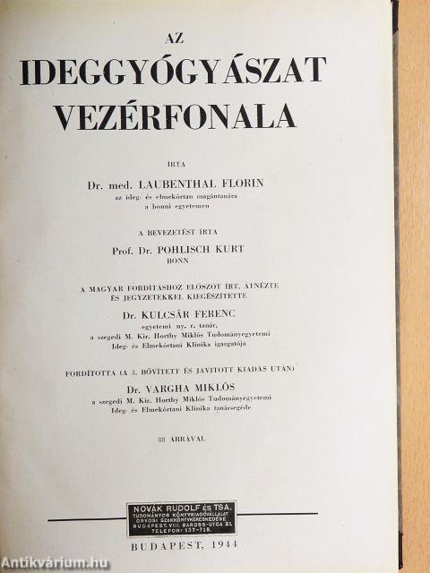Az ideggyógyászat vezérfonala