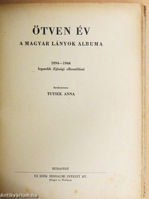 Ötven év legszebb ifjúsági elbeszélései
