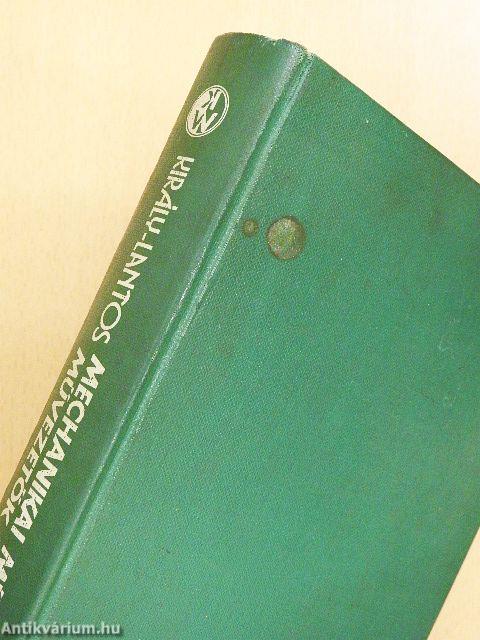 Mechanikai műszerész művezetők zsebkönyve