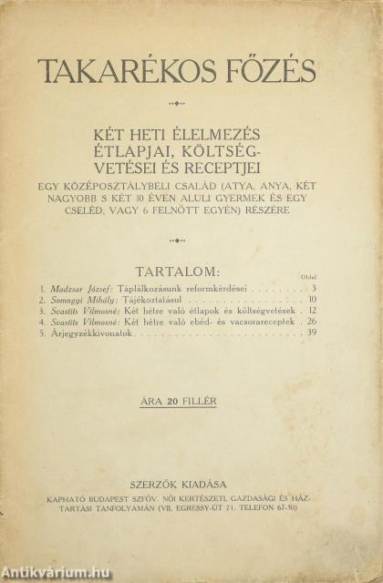 Takarékos főzés
