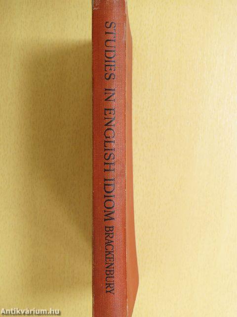 Studies in English Idiom