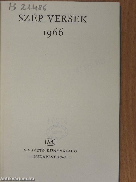 Szép versek 1966