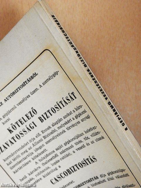 A gépjármű vezetésének és karbantartásának biztonságtechnikája