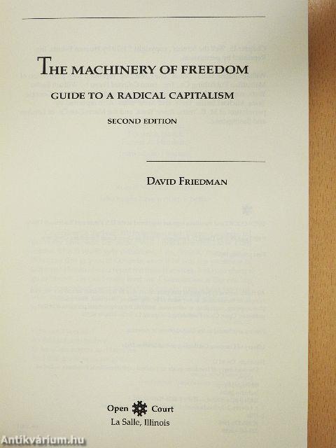 The Machinery of Freedom