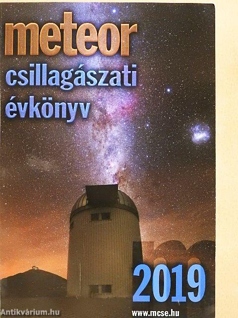 Meteor csillagászati évkönyv 2019