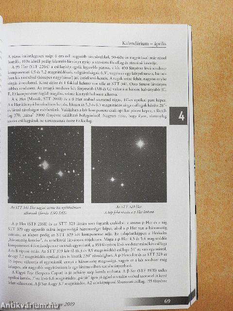 Meteor csillagászati évkönyv 2019