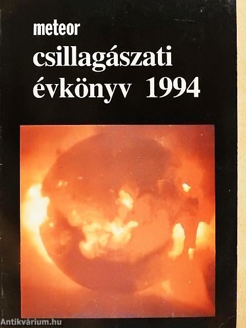 Meteor csillagászati évkönyv 1994