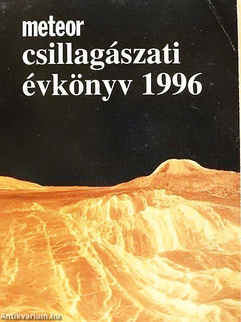 Meteor csillagászati évkönyv 1996