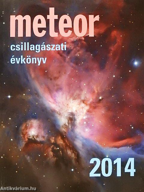 Meteor csillagászati évkönyv 2014