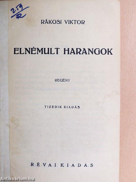 Elnémult harangok