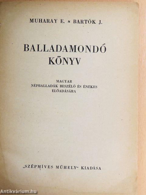 Balladamondó könyv