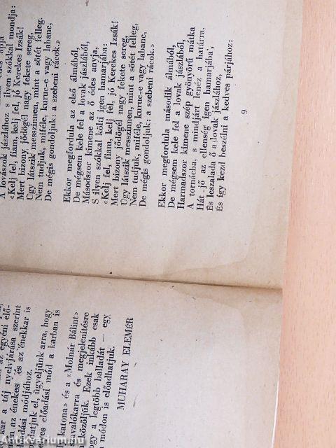 Balladamondó könyv