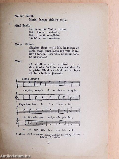 Balladamondó könyv