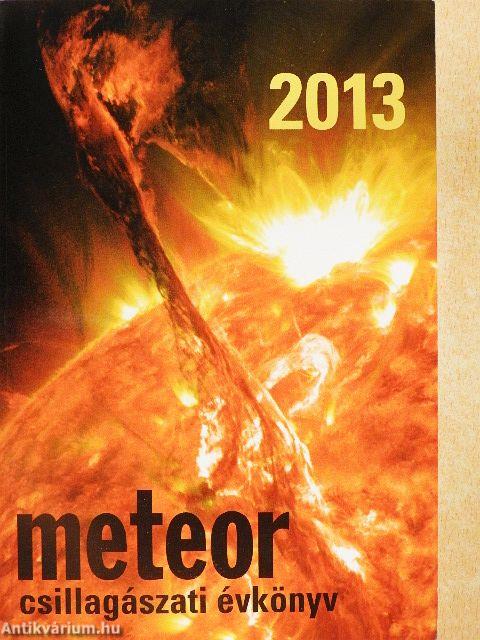 Meteor csillagászati évkönyv 2013