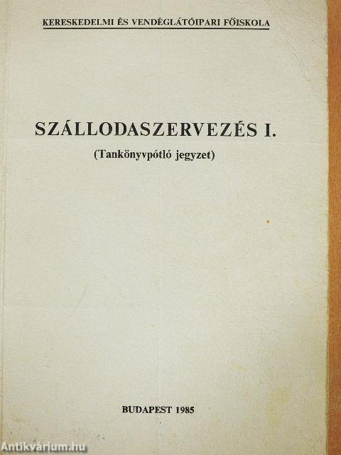 Szállodaszervezés I.