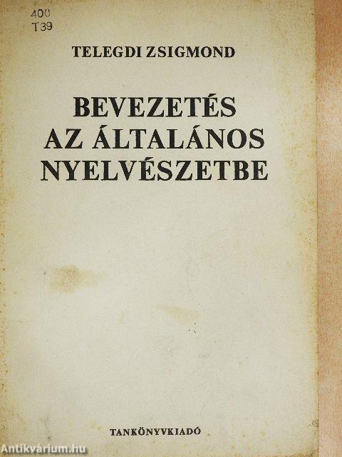 Bevezetés az általános nyelvészetbe