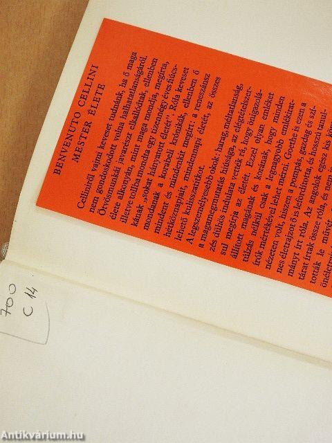 Benvenuto Cellini mester élete és munkássága