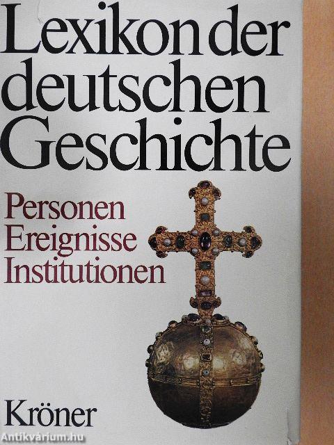 Lexikon der Deutschen Geschichte