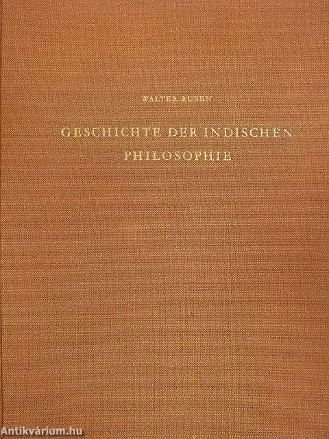 Geschichte der Indischen Philosophie