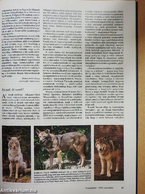 Tudomány 1991. december