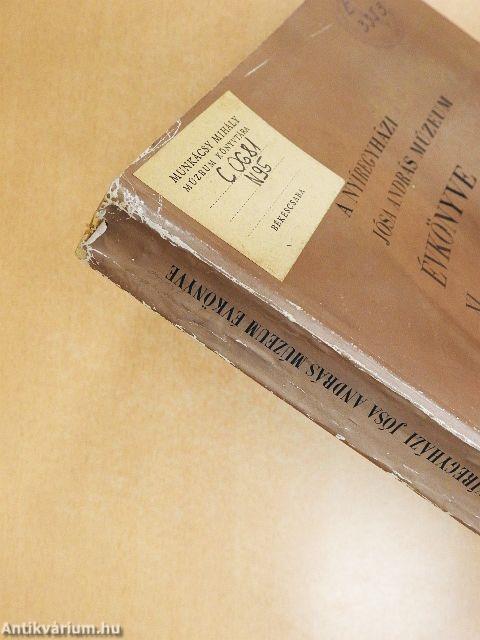 A Nyíregyházi Jósa András Múzeum évkönyve XI.