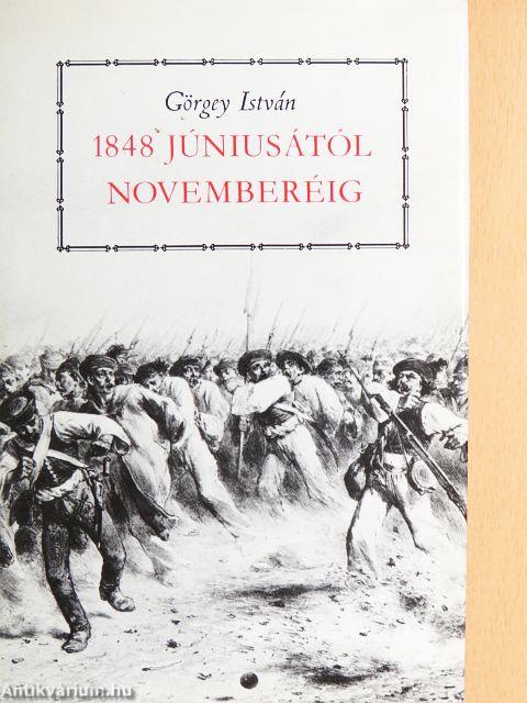 1848 júniusától novemberéig