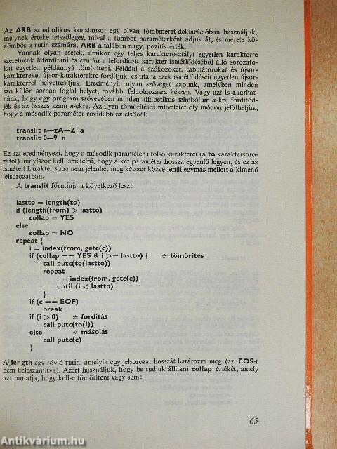 A programozás magasiskolája
