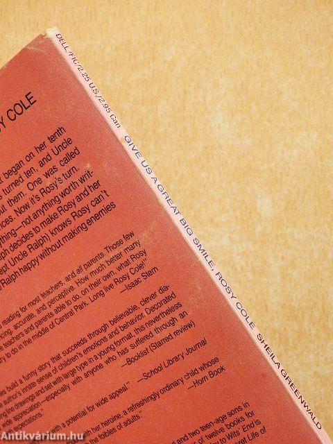 Give Us a Great Big Smile, Rosy Cole