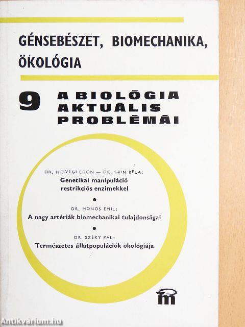 A biológia aktuális problémái 9.