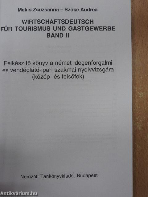 Wirtschaftsdeutsch für Tourismus und Gastgewerbe II. - CD-vel