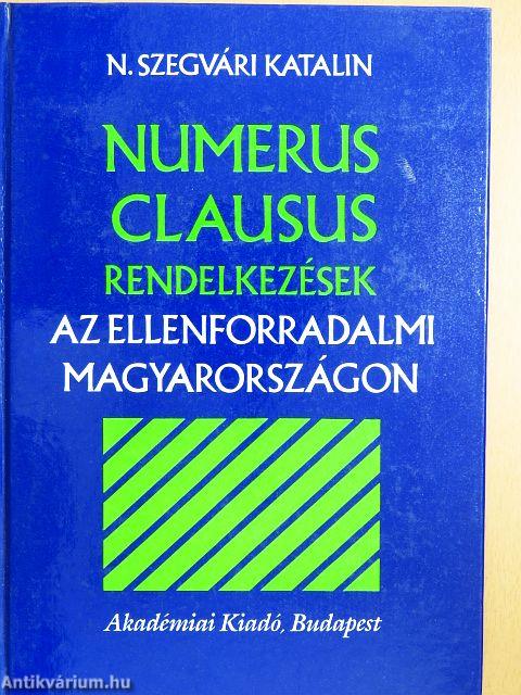 Numerus clausus rendelkezések az ellenforradalmi Magyarországon