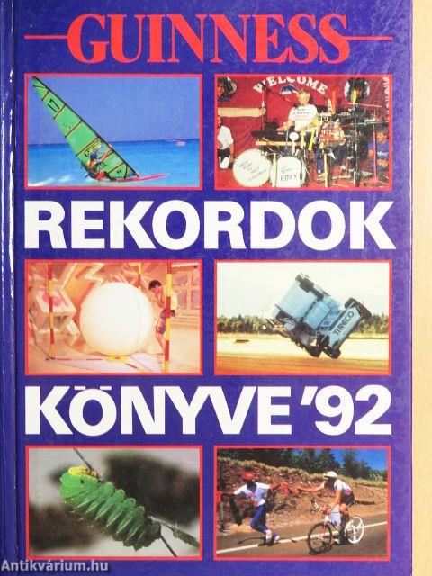 Guinness rekordok könyve 1992.