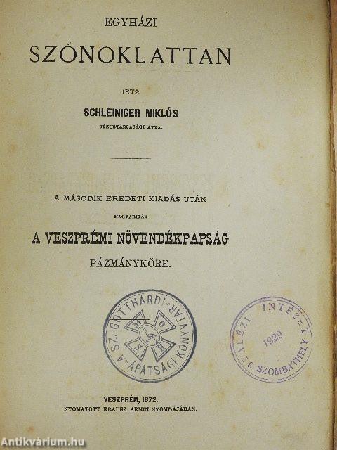 Egyházi szónoklattan