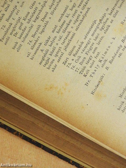 Századok 1903/1-10.