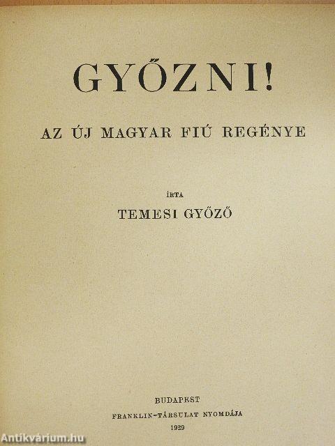 Győzni! (Tiltólistás kötet)
