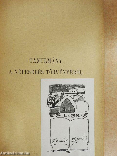 Tanulmány a népesedés törvényéről