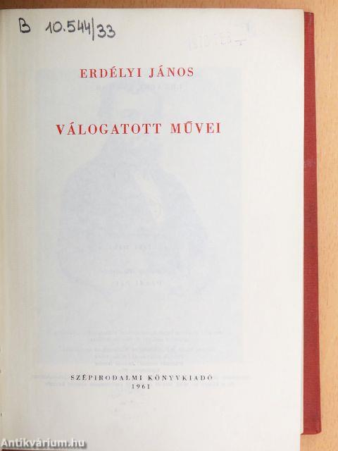 Erdélyi János válogatott művei